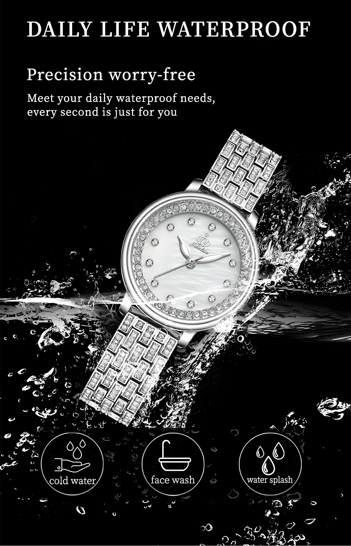 K817 Quartz Watch Diamond-Set Watch