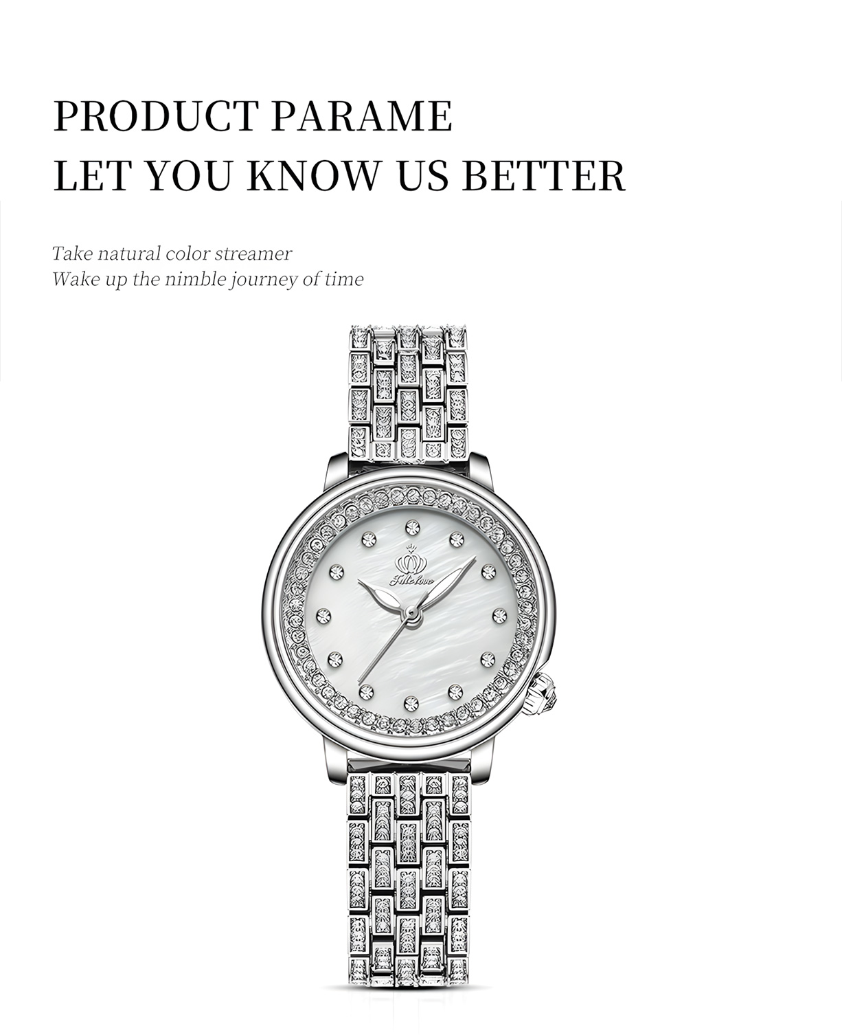 K817 Quartz Watch Diamond-Set Watch