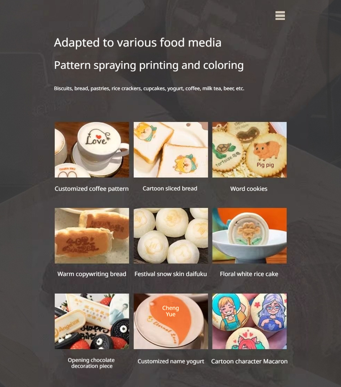 Shanyin X5 Food Printing Machine Food Printing Equipment Flower Pulling Machine