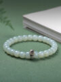 Hetian jade S925 silver twelve zodiac animal bracelet/bracelet