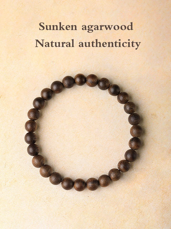 Natural Qi Nan Agarwood Bracelet/Wooden Bracelet