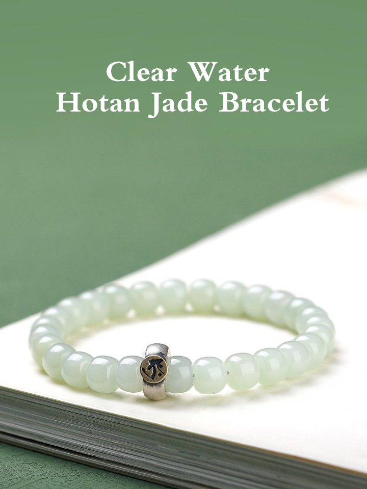 Hetian jade S925 silver twelve zodiac animal bracelet/bracelet