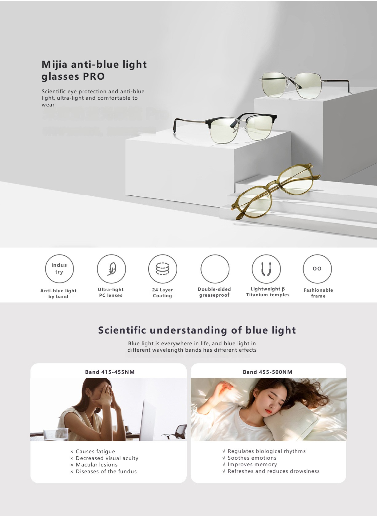 Mijia Anti-Blue Light Glasses PRO