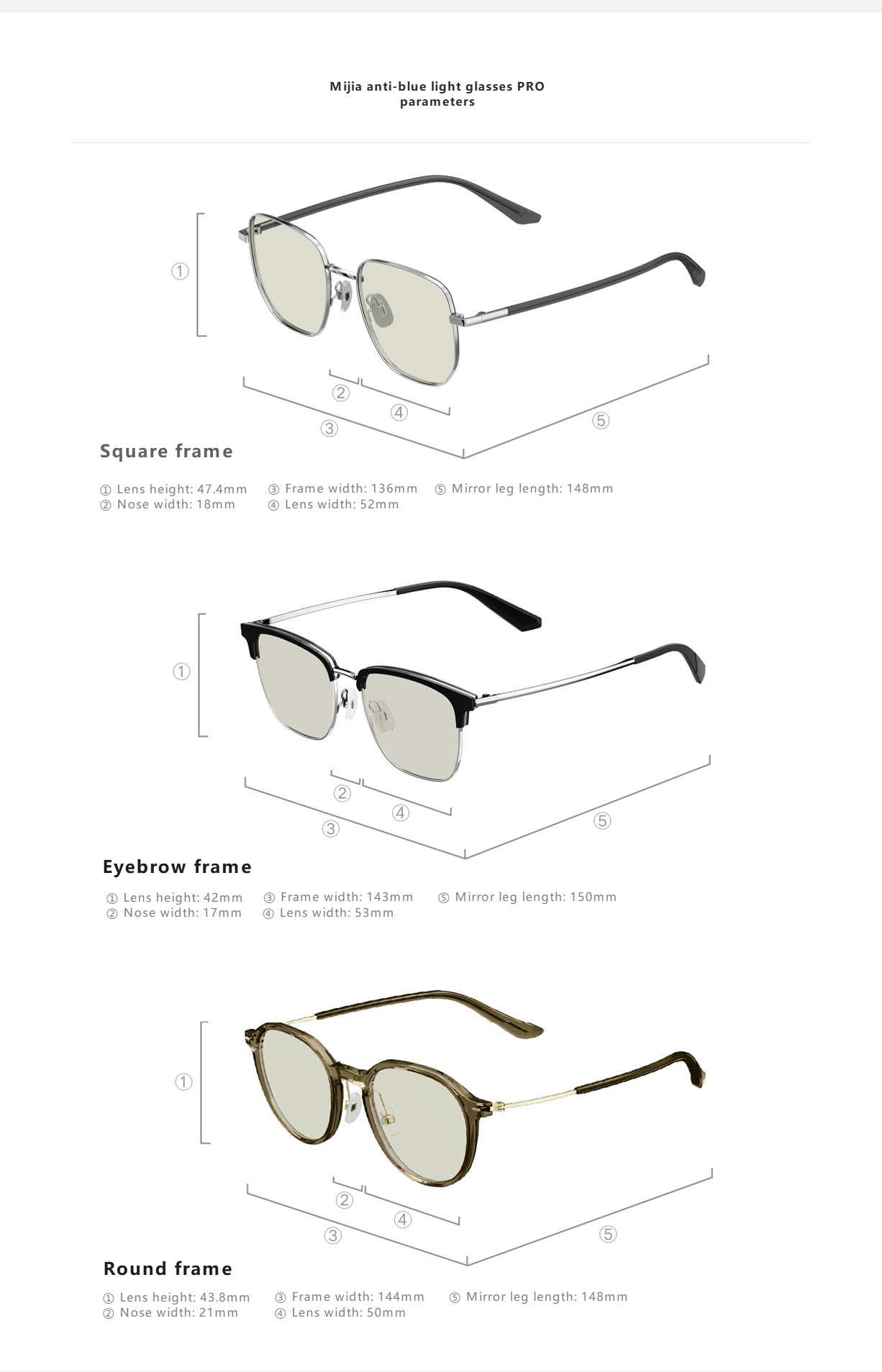 Mijia Anti-Blue Light Glasses PRO