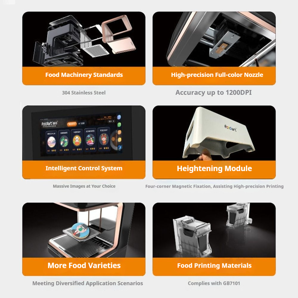 Shanyin X5 Food Printing Machine Food Printing Equipment Flower Pulling Machine