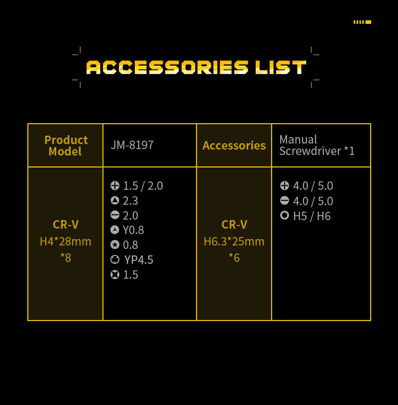 Hanboost 16 In 1 Manual Magnetic Precision Screwdriver Set with 14 Buits