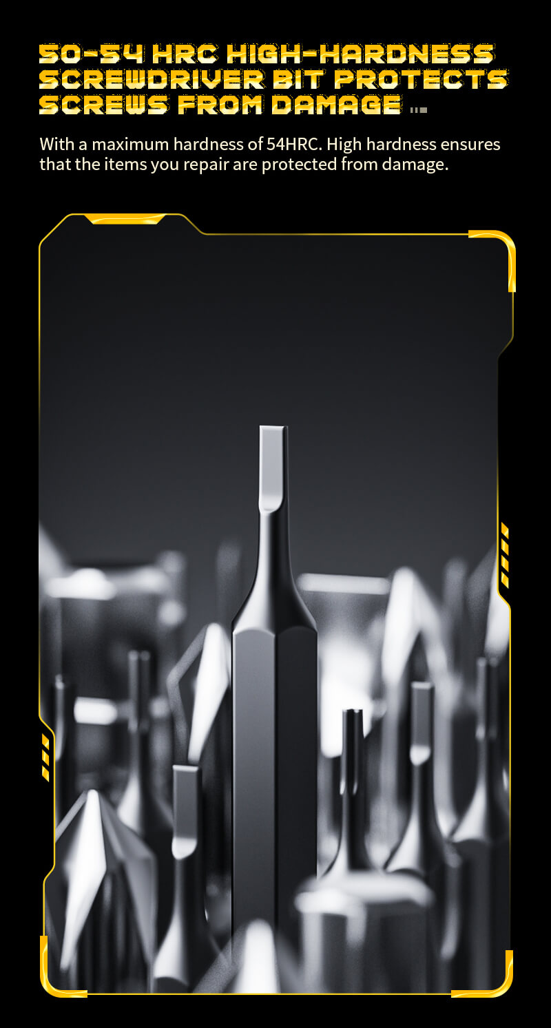 Hanboost 16 In 1 Manual Magnetic Precision Screwdriver Set with 14 Buits