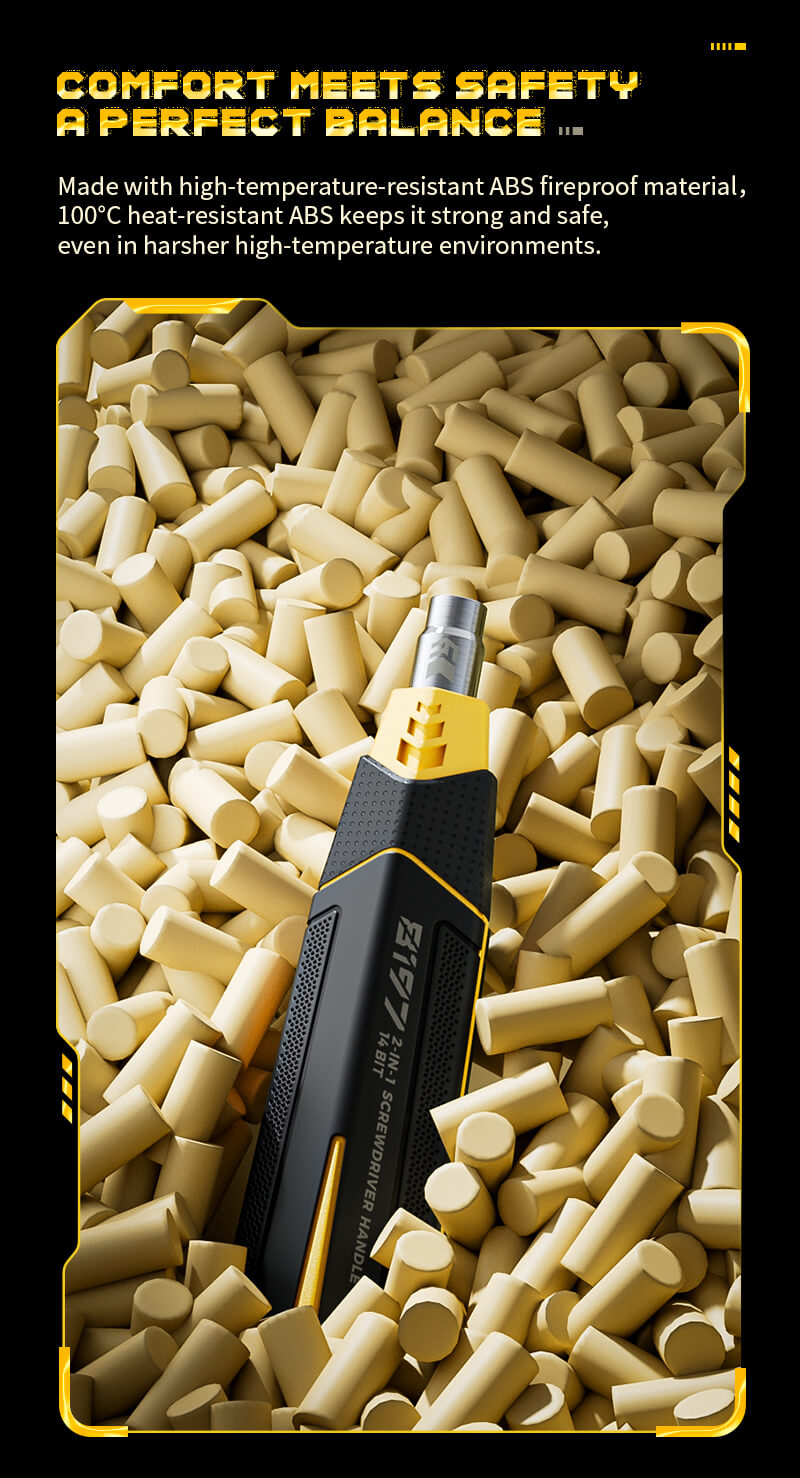 Hanboost 16 In 1 Manual Magnetic Precision Screwdriver Set with 14 Buits