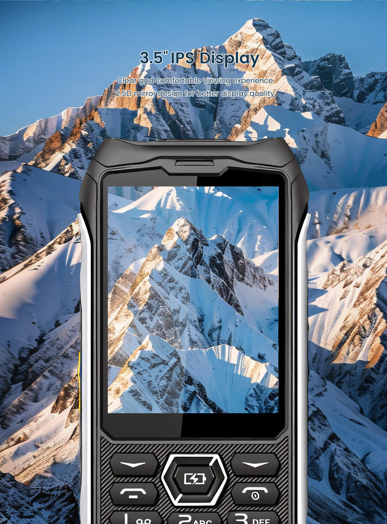 HP336 48MB+128MB 4000mAh 3.5inch Rugged phone