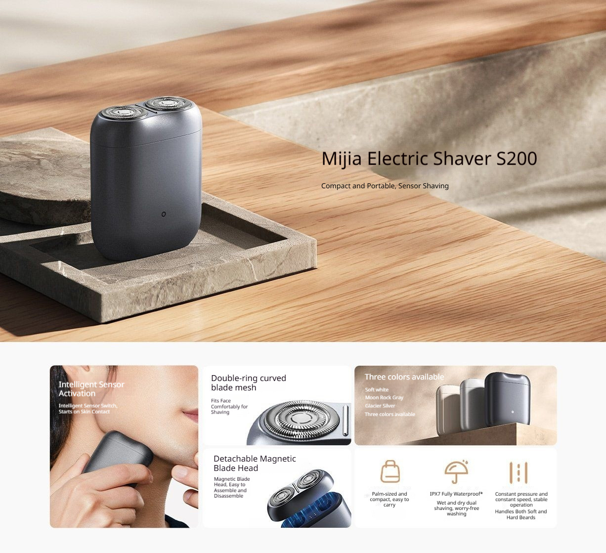 Mijia electric shaver S200