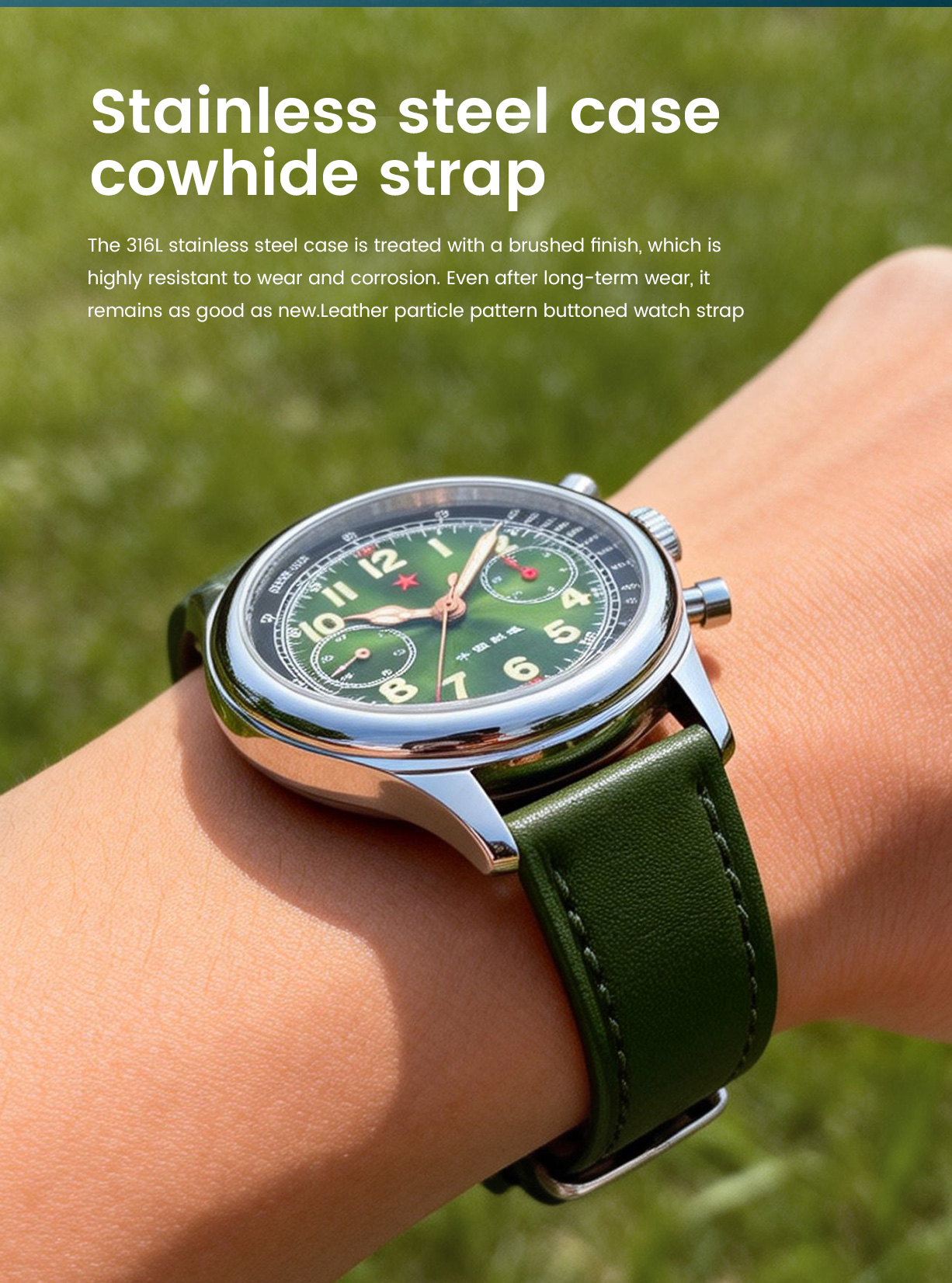 38 mm Seagull 1963 Original ST1901 Movement Chronograph Mechanical Wristwatchs