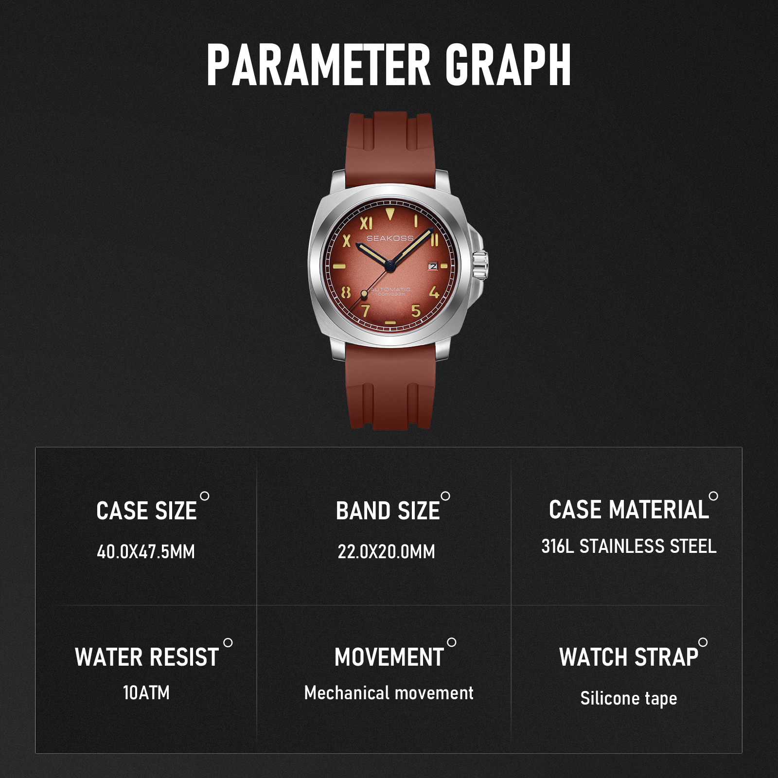 S8842 Mechanical Wristwatch