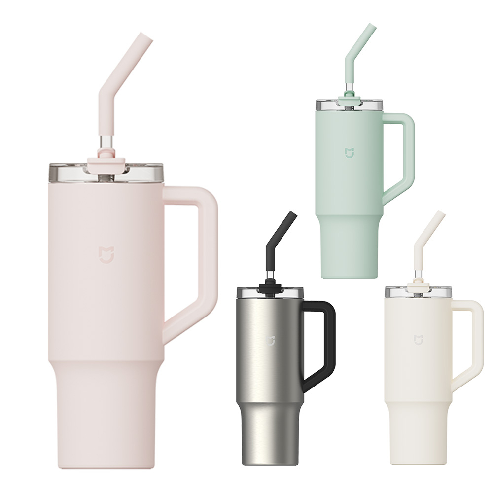 Straw Cups 1L Enjoy A Large Capacity, Drink As Much As You Like In A Cup Of Three Drinks