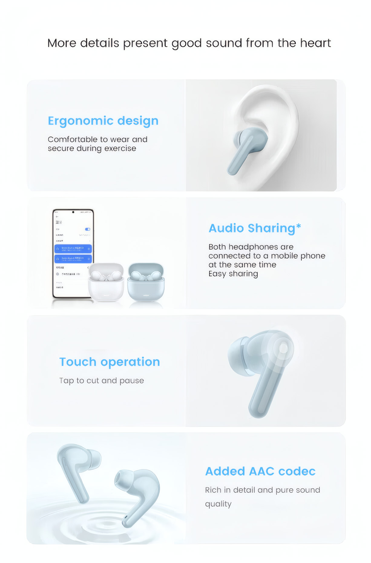 Redmi Buds 6 Youth Edition Deep Active Noise Cancellation Enjoyultra-clear Sound Quality