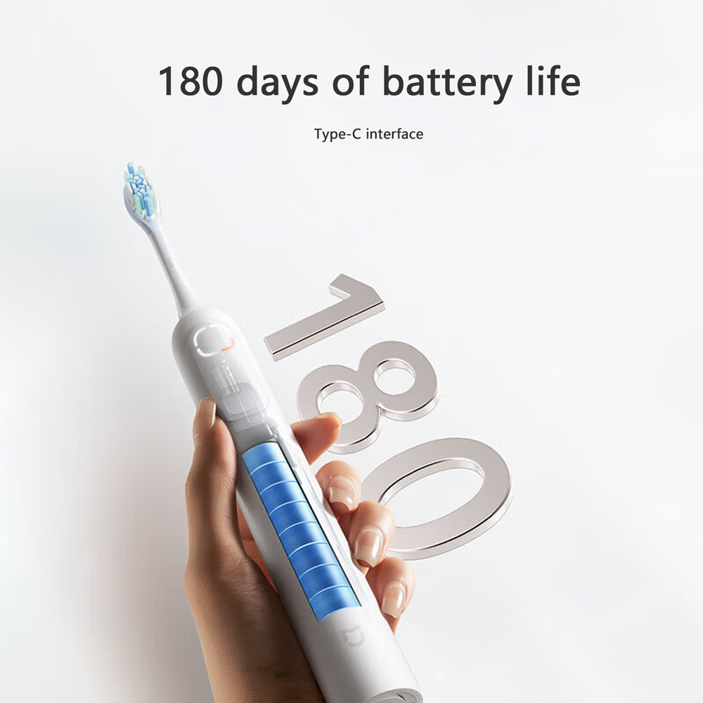 3----1000 Mijia Sonic Sweep Vibration Electric Toothbrush Missed Brushing Reminders Eliminating Blind Spots