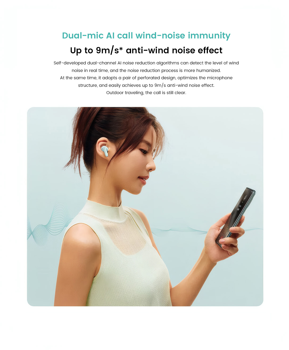 Redmi Buds 6 Transparent Sound Quality Deep Space Noise Reduction