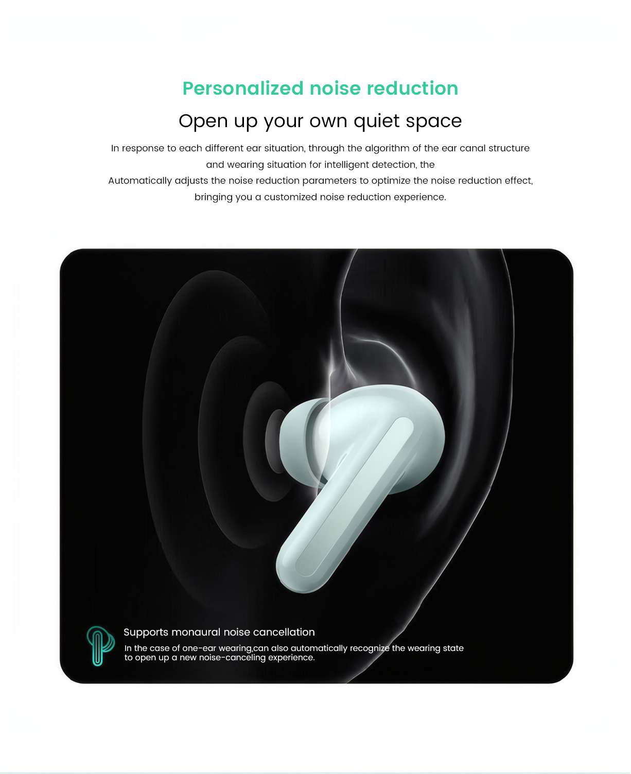 Redmi Buds 6 Transparent Sound Quality Deep Space Noise Reduction