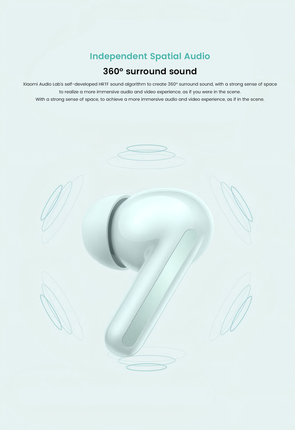 Redmi Buds 6 Transparent Sound Quality Deep Space Noise Reduction
