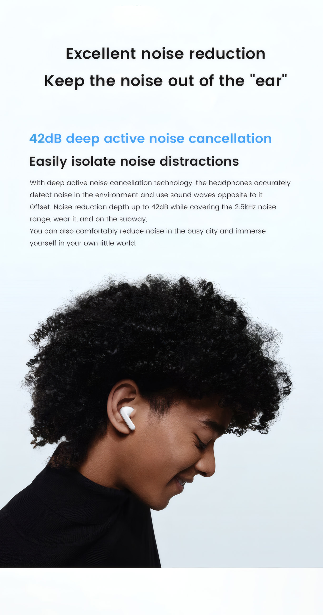 Redmi Buds 6 Youth Edition Deep Active Noise Cancellation Enjoyultra-clear Sound Quality