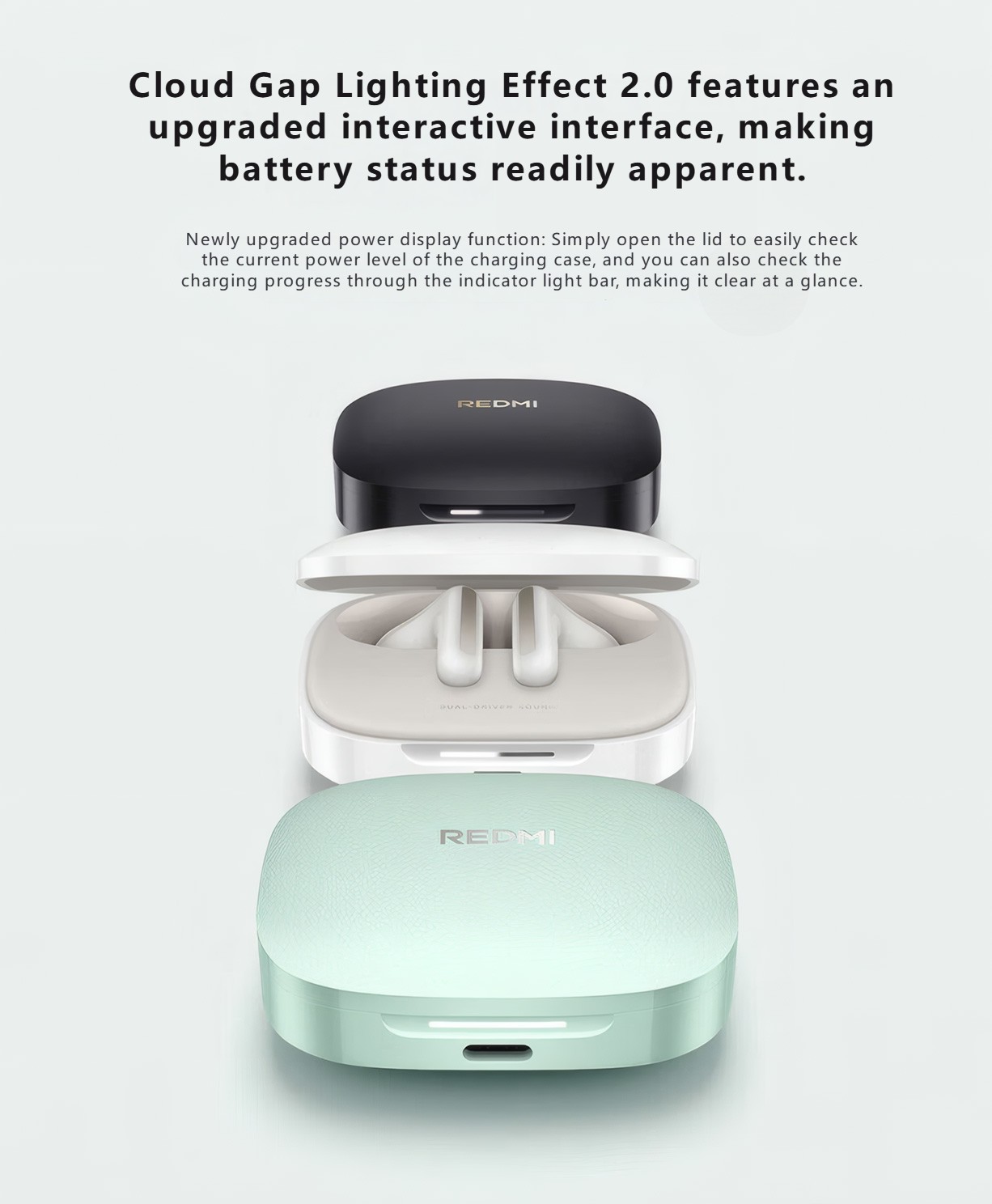 RedMi Buds 7S Flagship dual-unit architecture, half in-ear active voice reduction - 32H super long lay-up