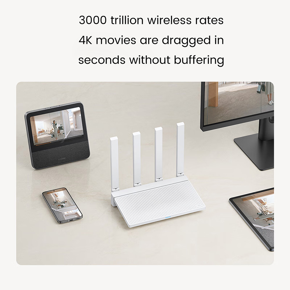Xiaomi Router Ax3000T Full WiFi 6 Coverage In Multiple Rooms