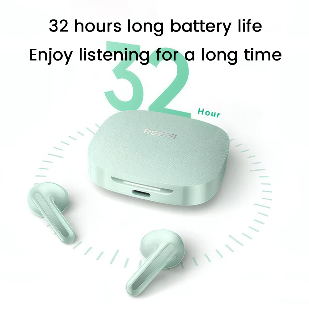 RedMi Buds 7S Flagship dual-unit architecture, half in-ear active voice reduction - 32H super long lay-up