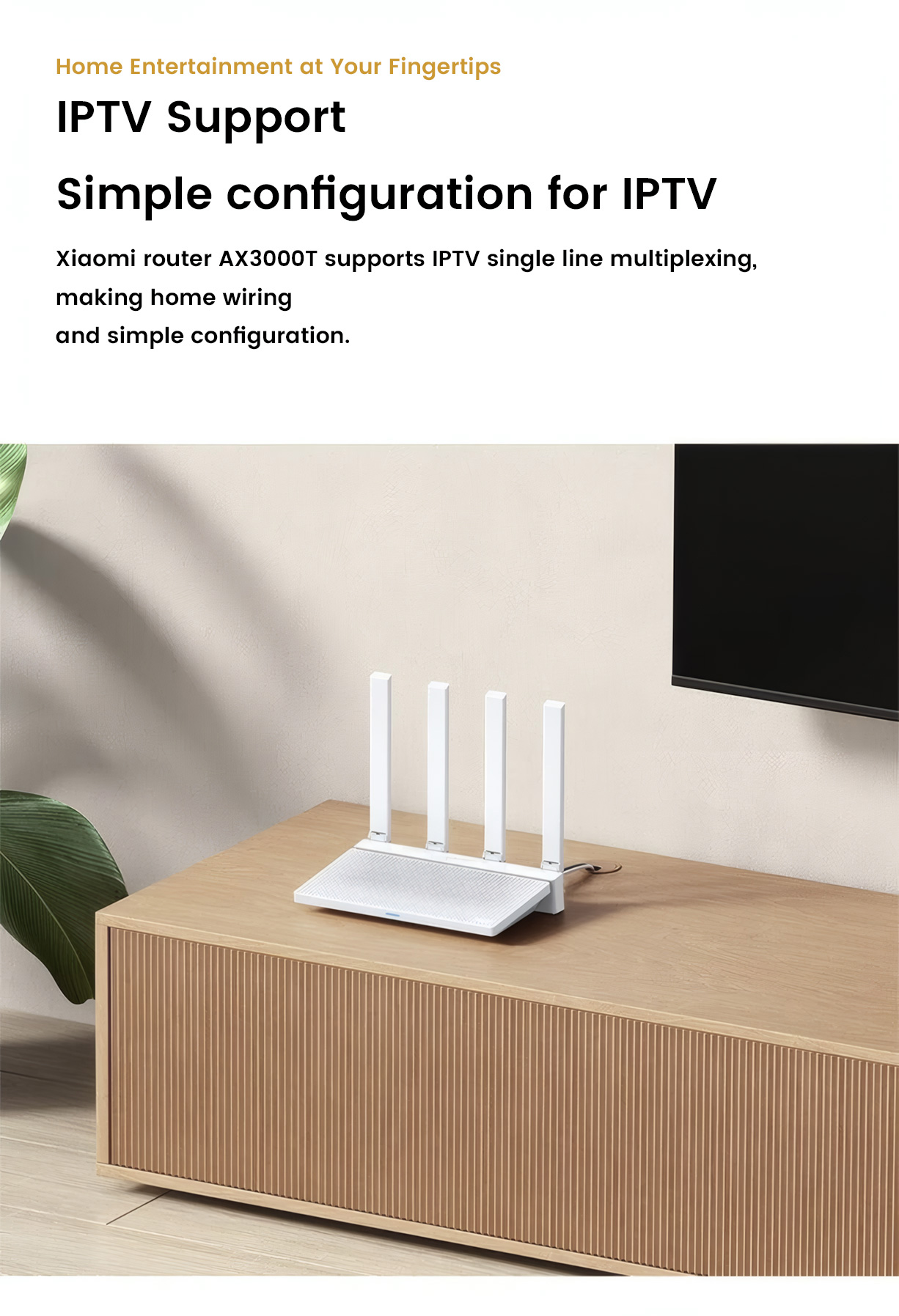 Xiaomi Router Ax3000T Full WiFi 6 Coverage In Multiple Rooms