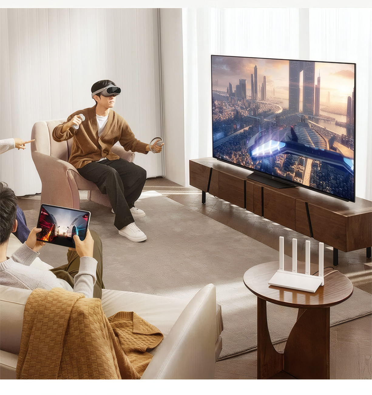 Xiaomi Router Ax3000T Full WiFi 6 Coverage In Multiple Rooms