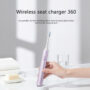 Mijia Sonic Electric Toothbrush T302 4-Brush Head Set 4 Weeks Double Plaque Removal 4 Clean Tooth Modes