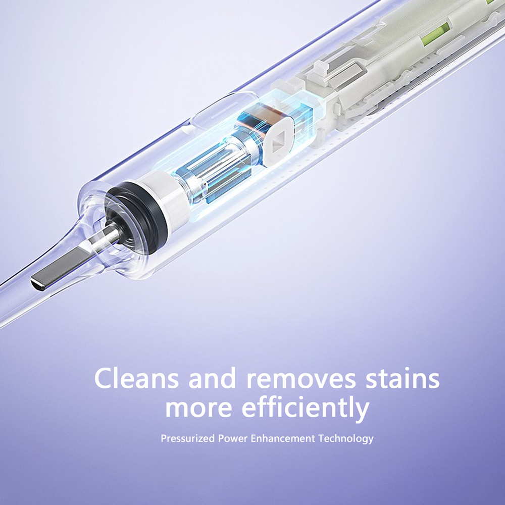 a7-1-1000 Mijia Sonic Electric Toothbrush T302 4-Brush Head Set 4 Weeks Double Plaque Removal 4 Clean Tooth Modes