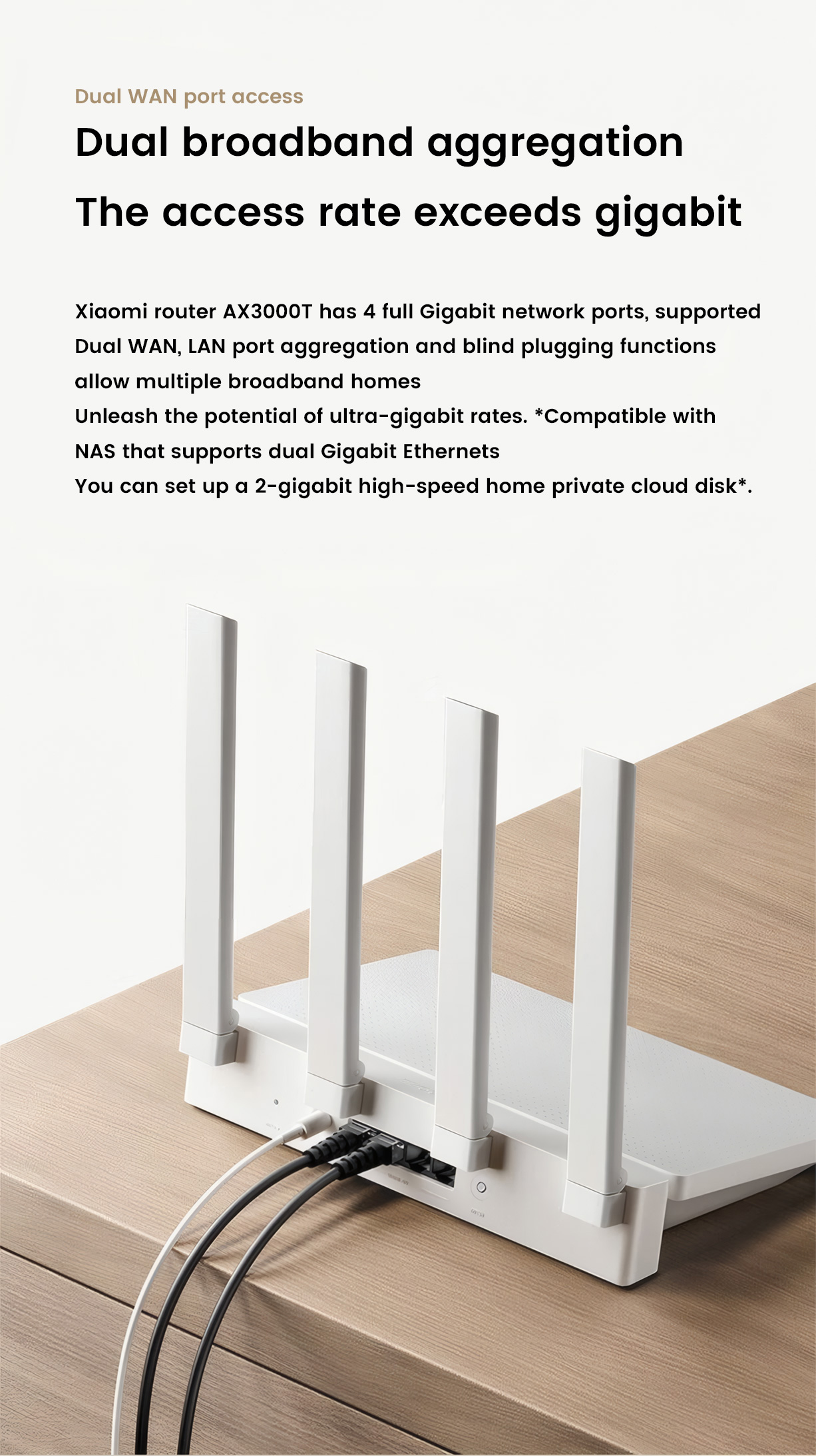 Xiaomi Router Ax3000T Full WiFi 6 Coverage In Multiple Rooms