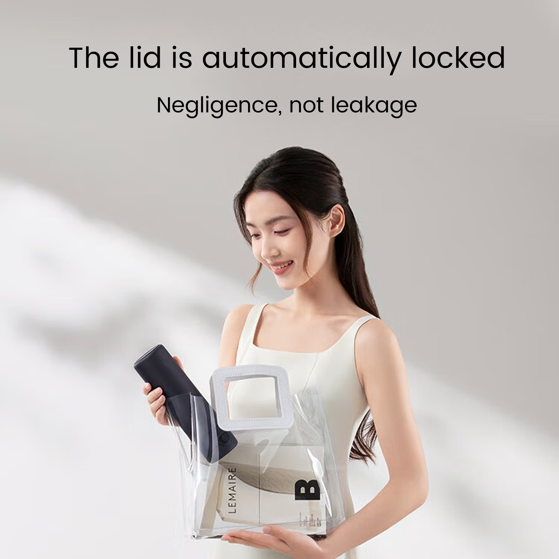 b1 Mijia Pop-Lid Insulated Mug One Button To Open The Lid, Easy To Travel With