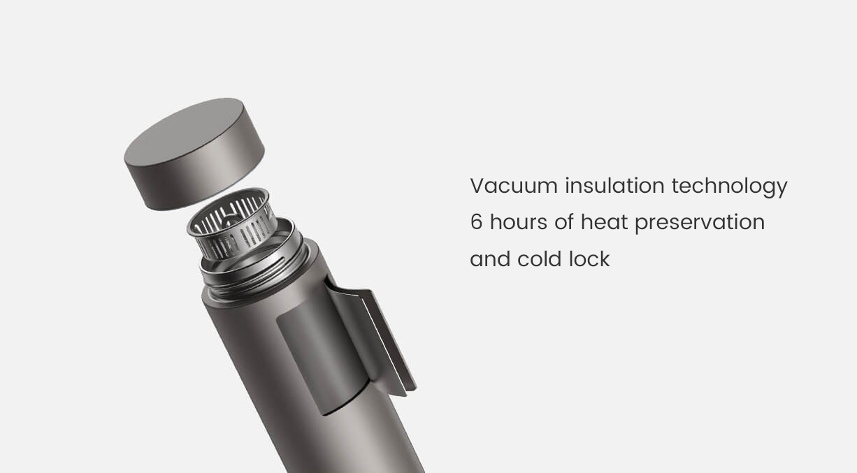 Mijia Thermos Mug Ti 2 350mL & 480mL Titanium Alloy Process