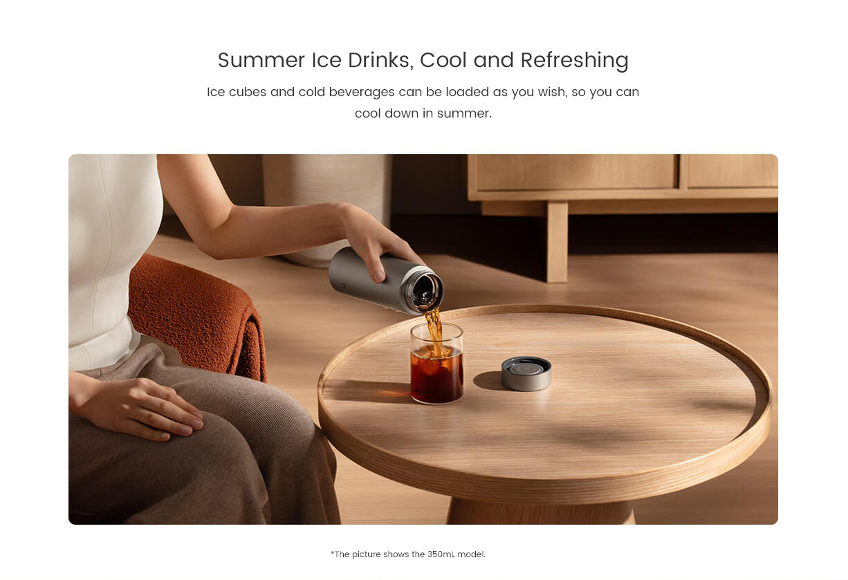 Mijia Thermos Mug Ti 2 350mL & 480mL Titanium Alloy Process