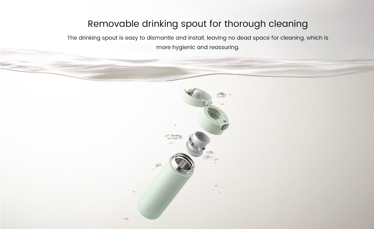 Mijia Pop-Lid Insulated Mug One Button To Open The Lid, Easy To Travel With