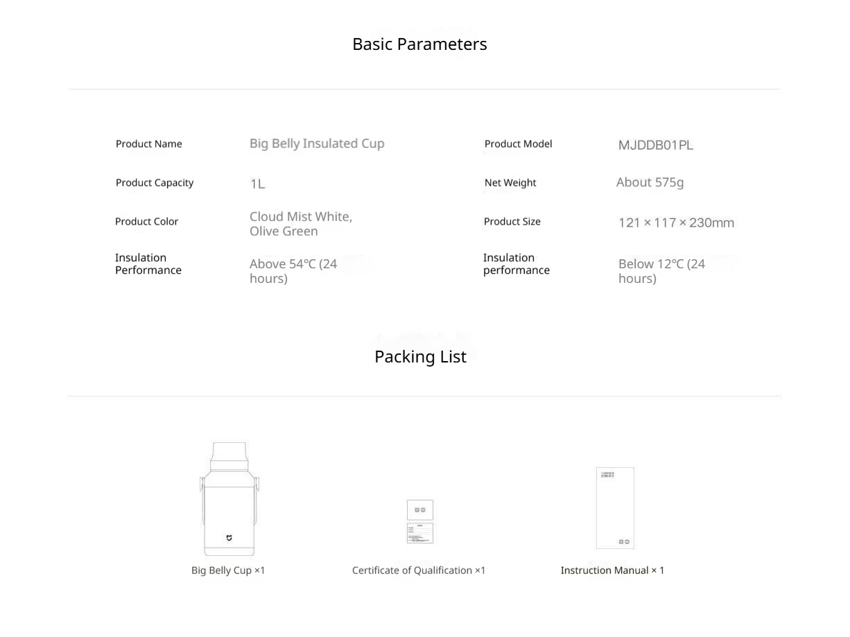 Big Belly Insulated Cup IL Portable "Hydration Station",Free To Drink Without Constraints