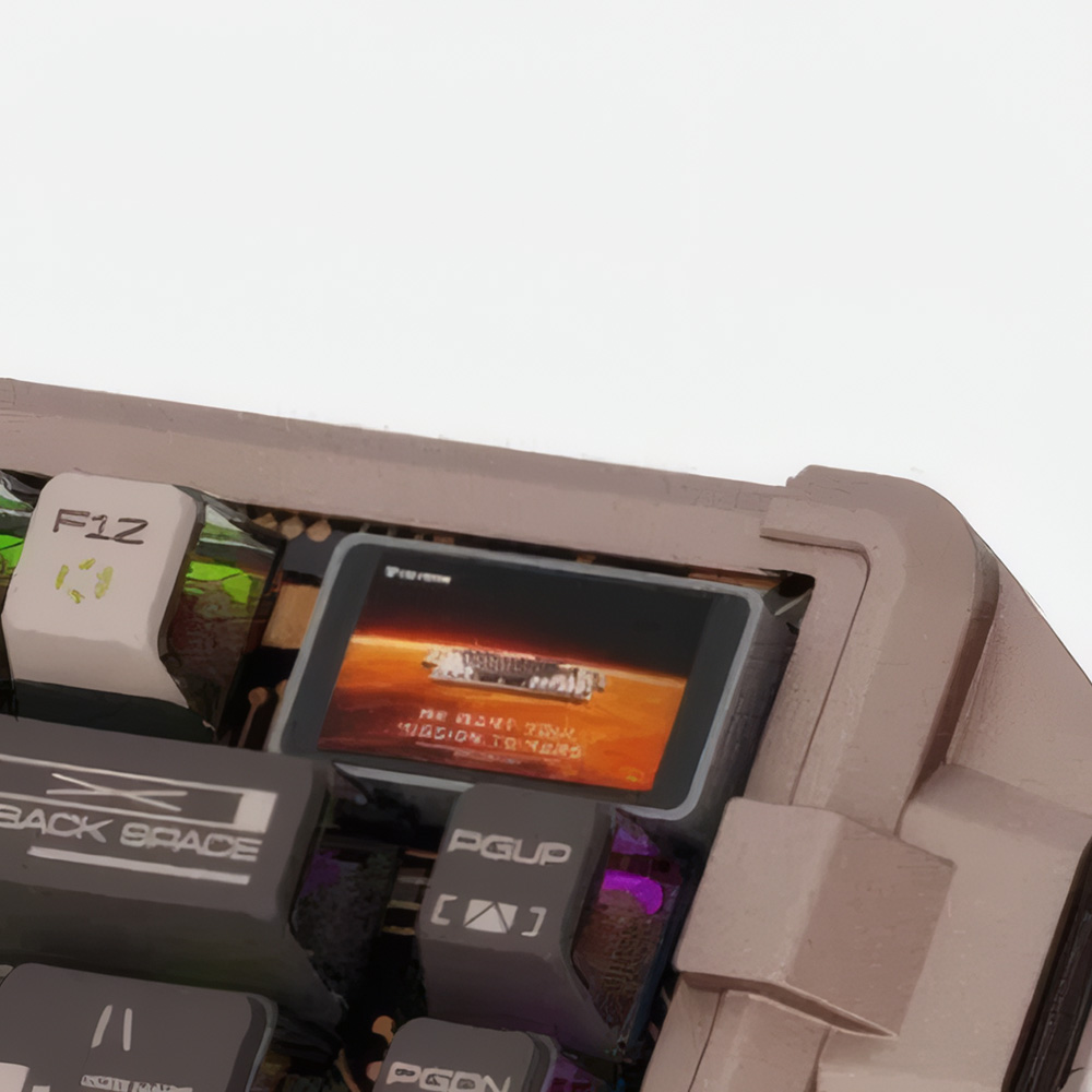 Mars 03 Mechanical Keyboard Reduced Noise Supports Wired And Wireless Hot Swap