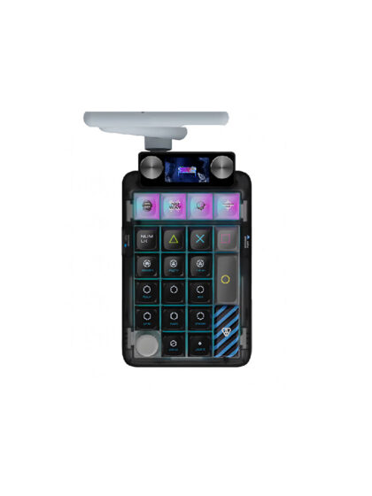 Mechanical Keyboard with Numeric Keypad Supports Wired/2.4 GHz/Bluetoot