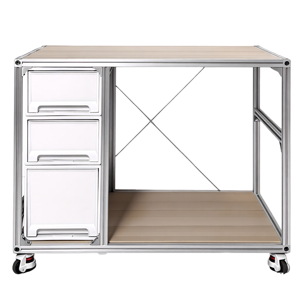 3D Printer Aluminum Profile Workbench, Compatible With All Bambu Lab Printers Customization Available