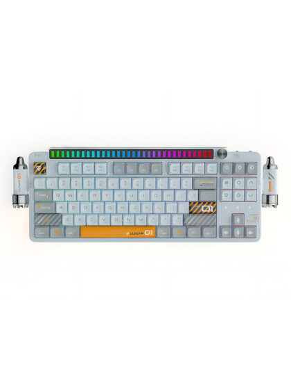 Mechanical Keyboard Supports Wired/Bluetooth Connectivity PBT Keycaps