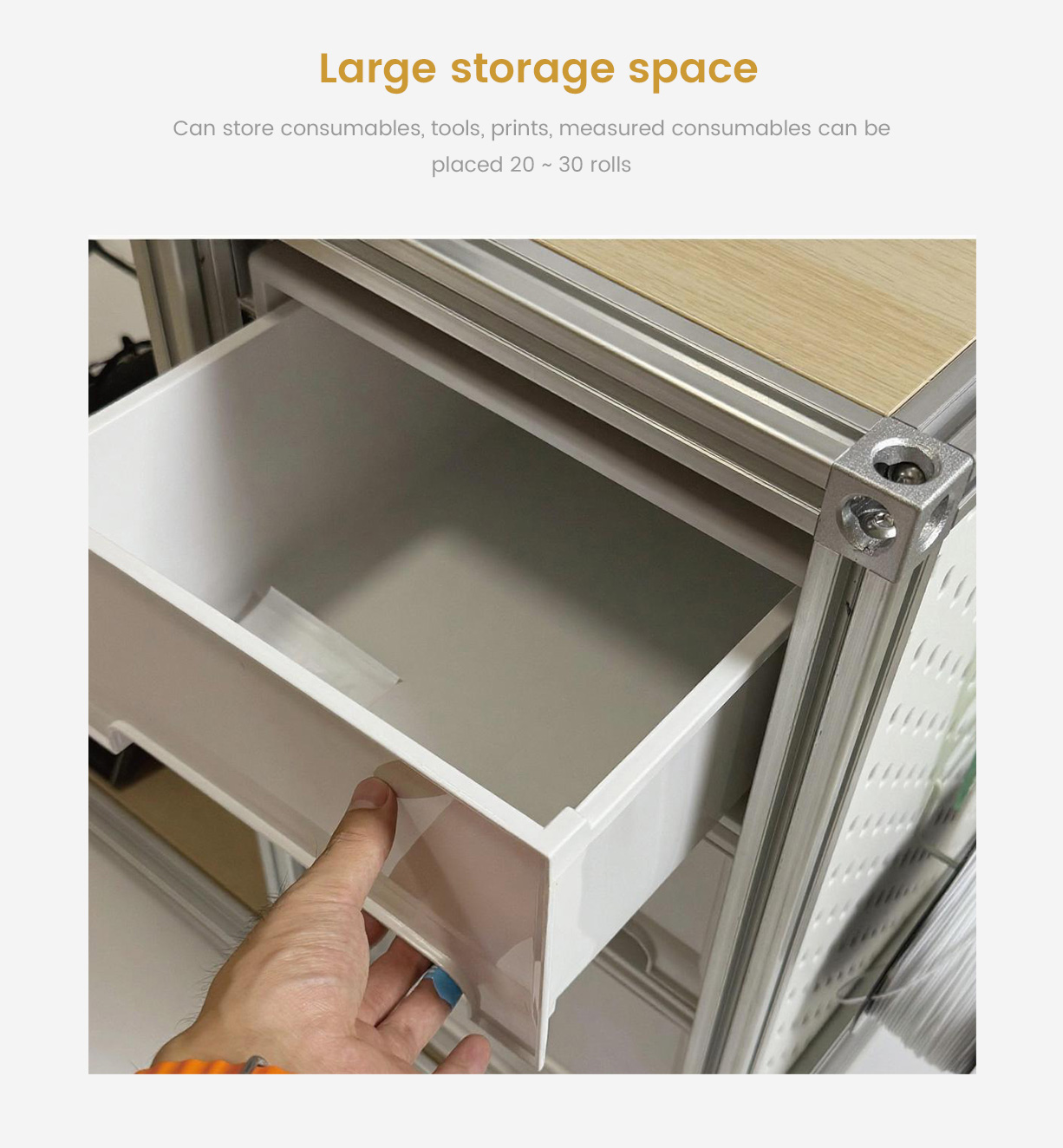 3D Printer Aluminum Profile Workbench, Compatible With All Bambu Lab Printers Customization Available