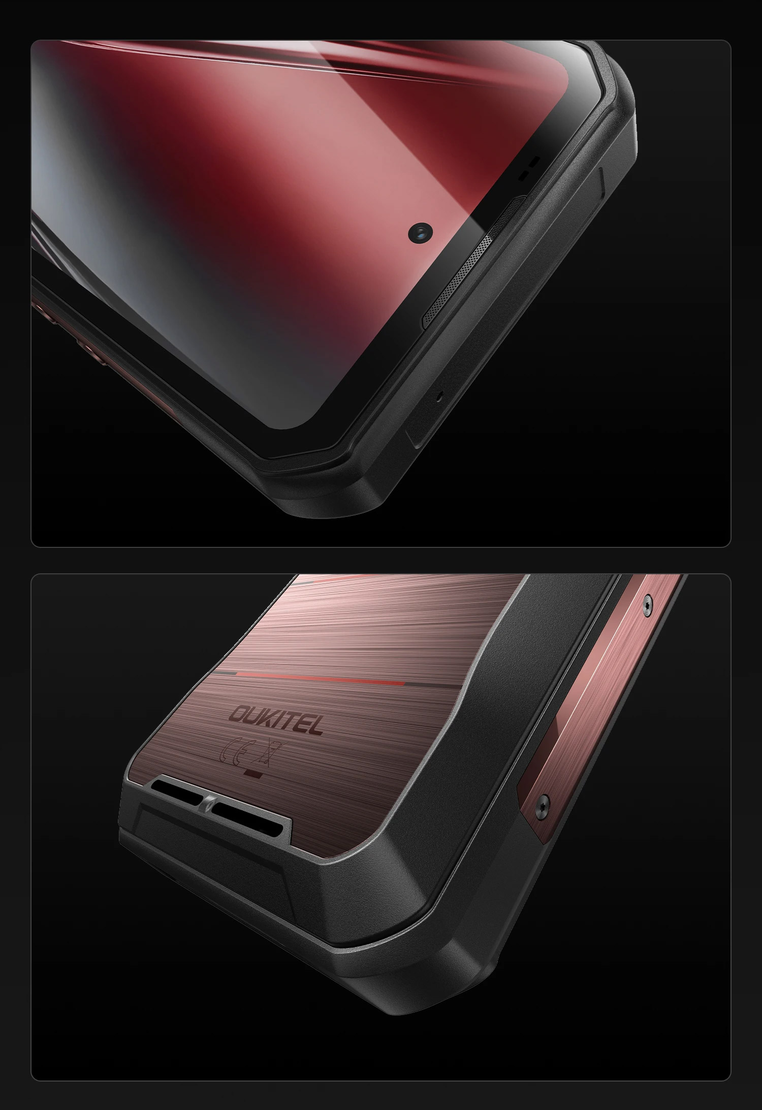 OUKITEL WP300 5G Outdoor Smartphone 36GB+512GB Modulare abnehmbare Uhr Handy NFC