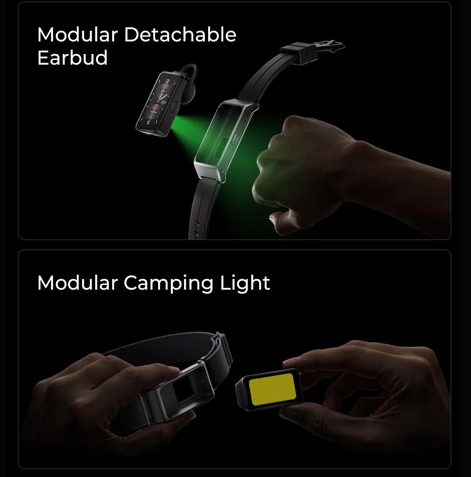 OUKITEL WP300 5G Outdoor Smartphone 36GB+512GB Modulare abnehmbare Uhr Handy NFC