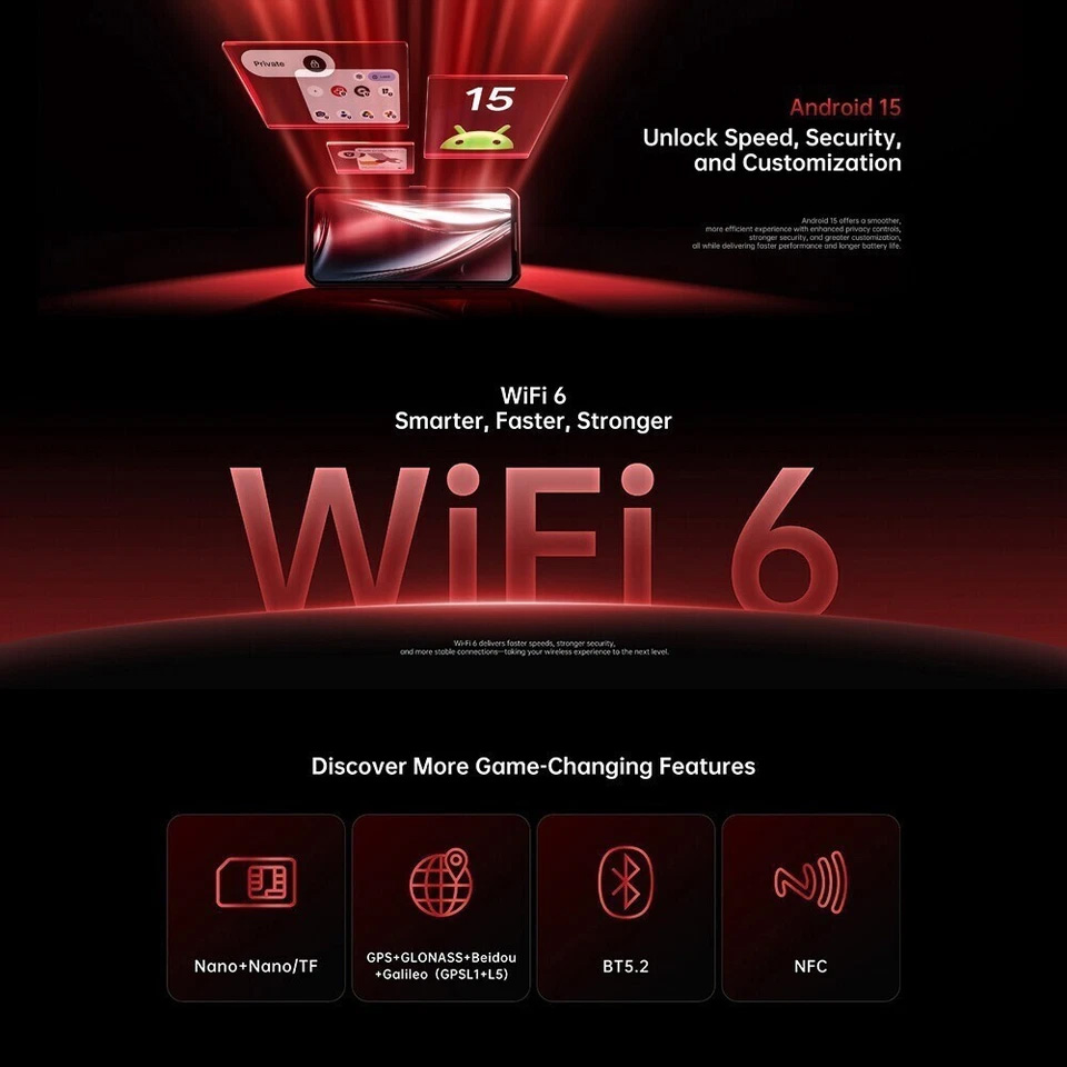 OUKITEL WP300 5G Outdoor Smartphone 36GB+512GB Modulare abnehmbare Uhr Handy NFC