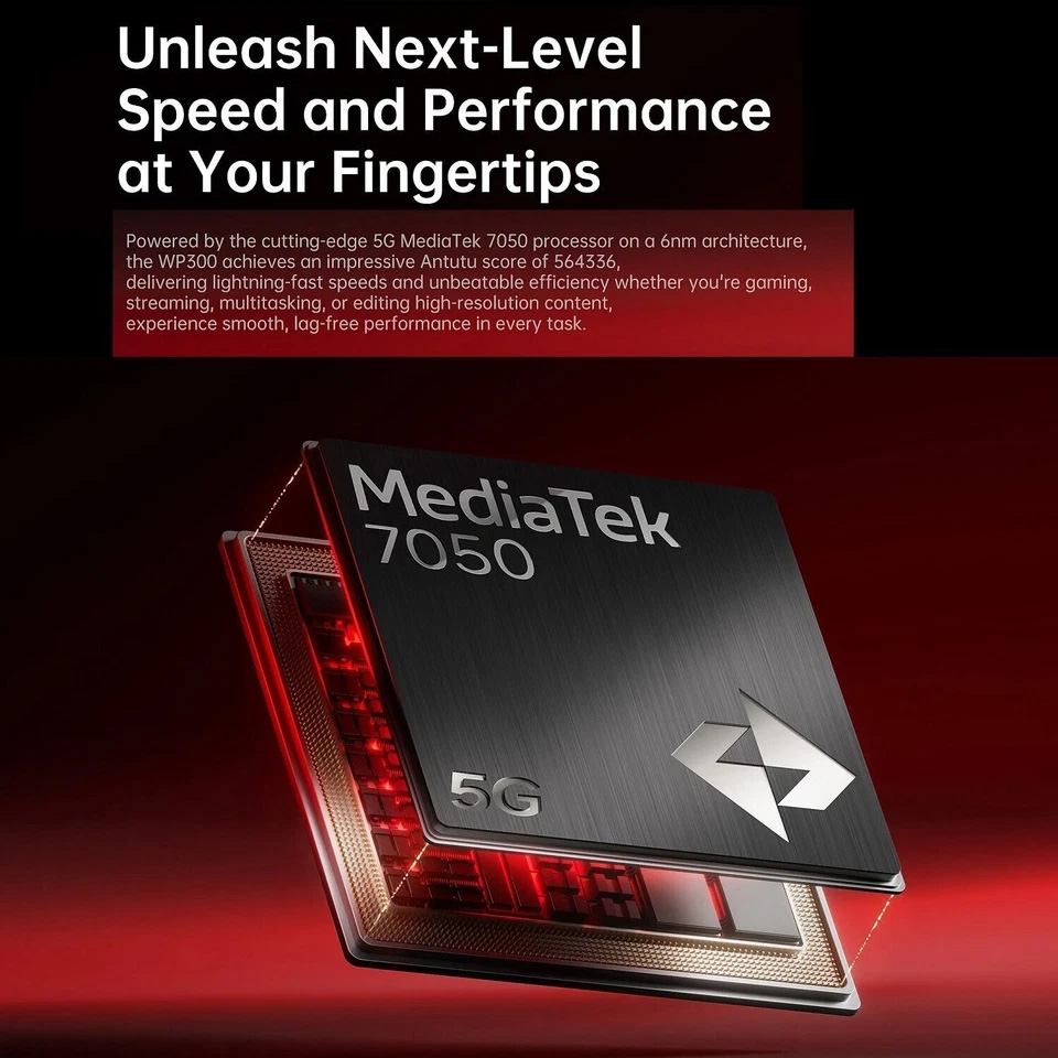 OUKITEL WP300 5G Outdoor Smartphone 36GB+512GB Modulare abnehmbare Uhr Handy NFC