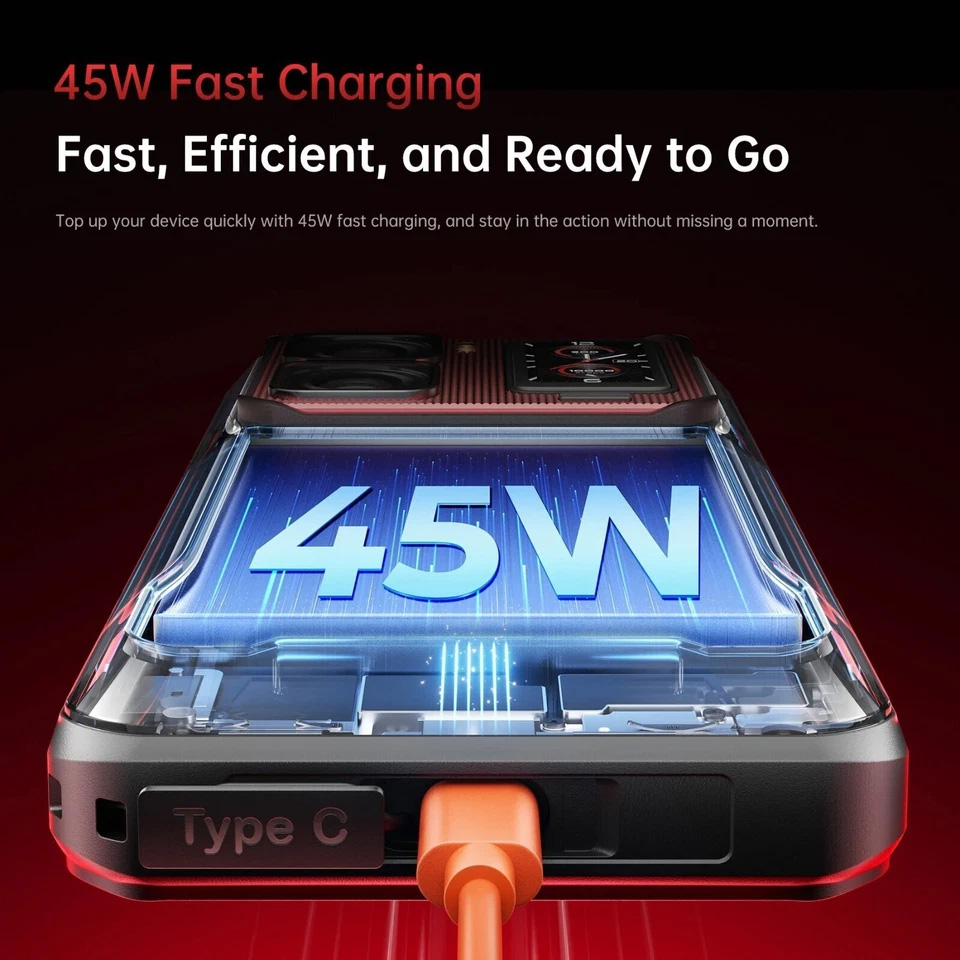 OUKITEL WP300 5G Outdoor Smartphone 36GB+512GB Modulare abnehmbare Uhr Handy NFC