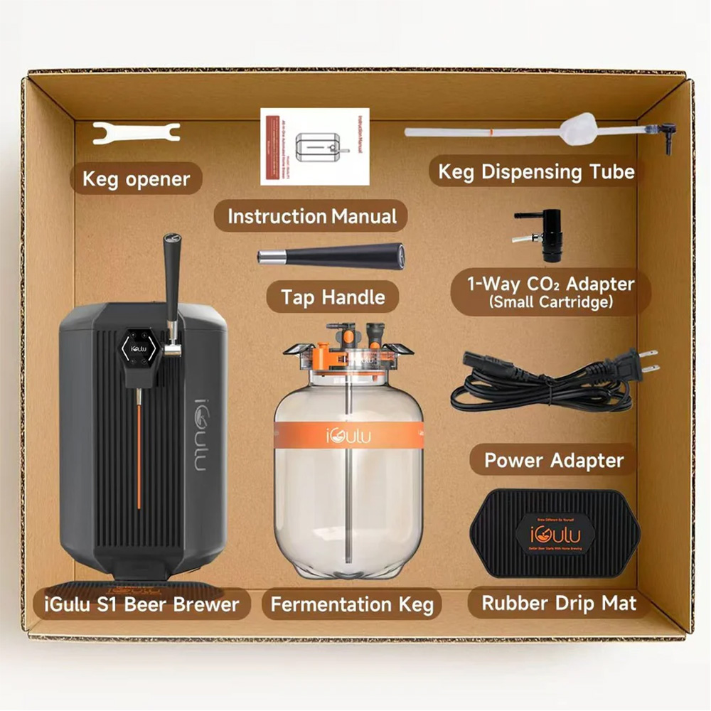 iGulu S1 Smart All-in-One Home Brewer – Beer, Cider, Kombucha & More
