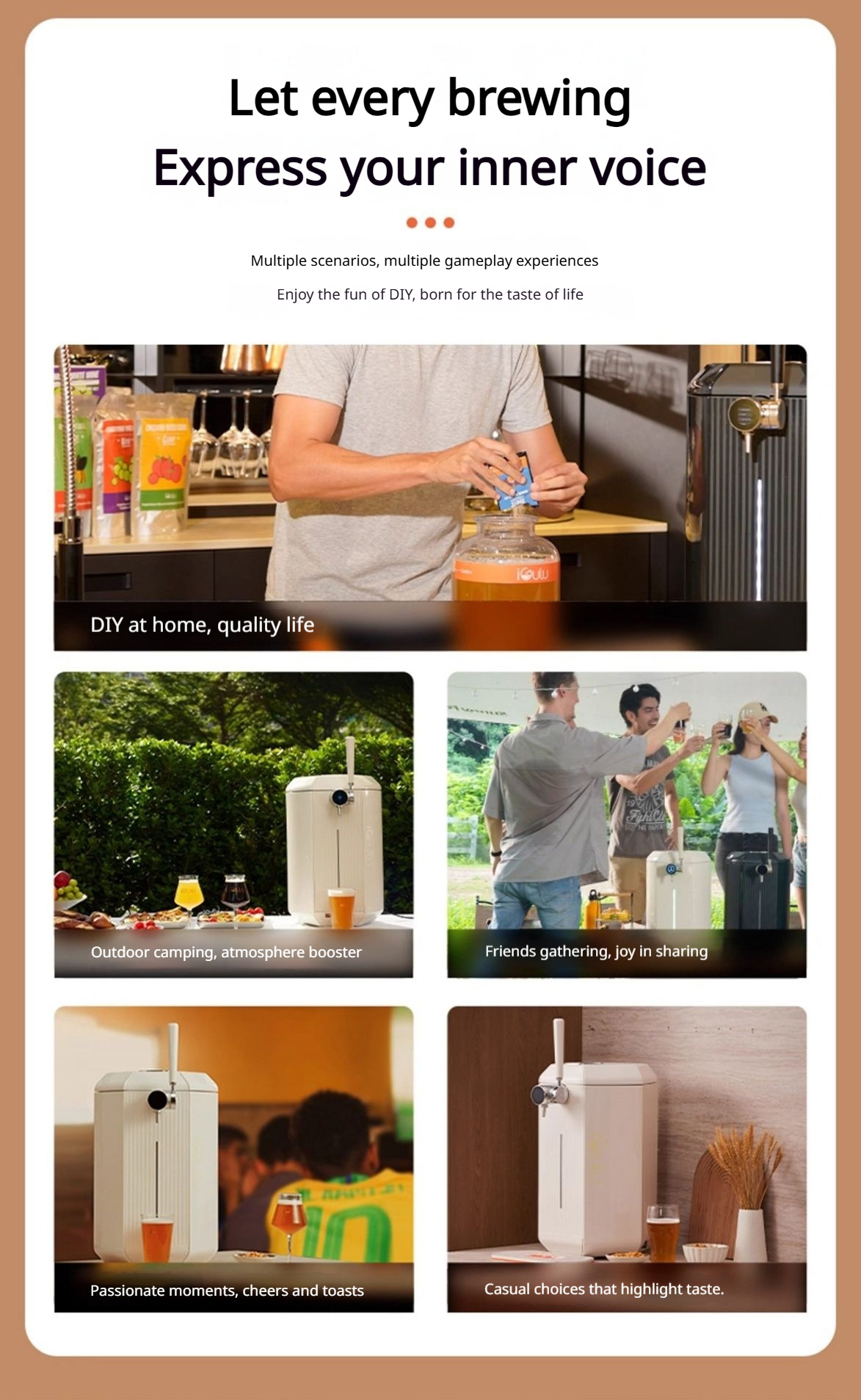 iGulu F1 Smart All-in-One Home Beer Brewing Machine