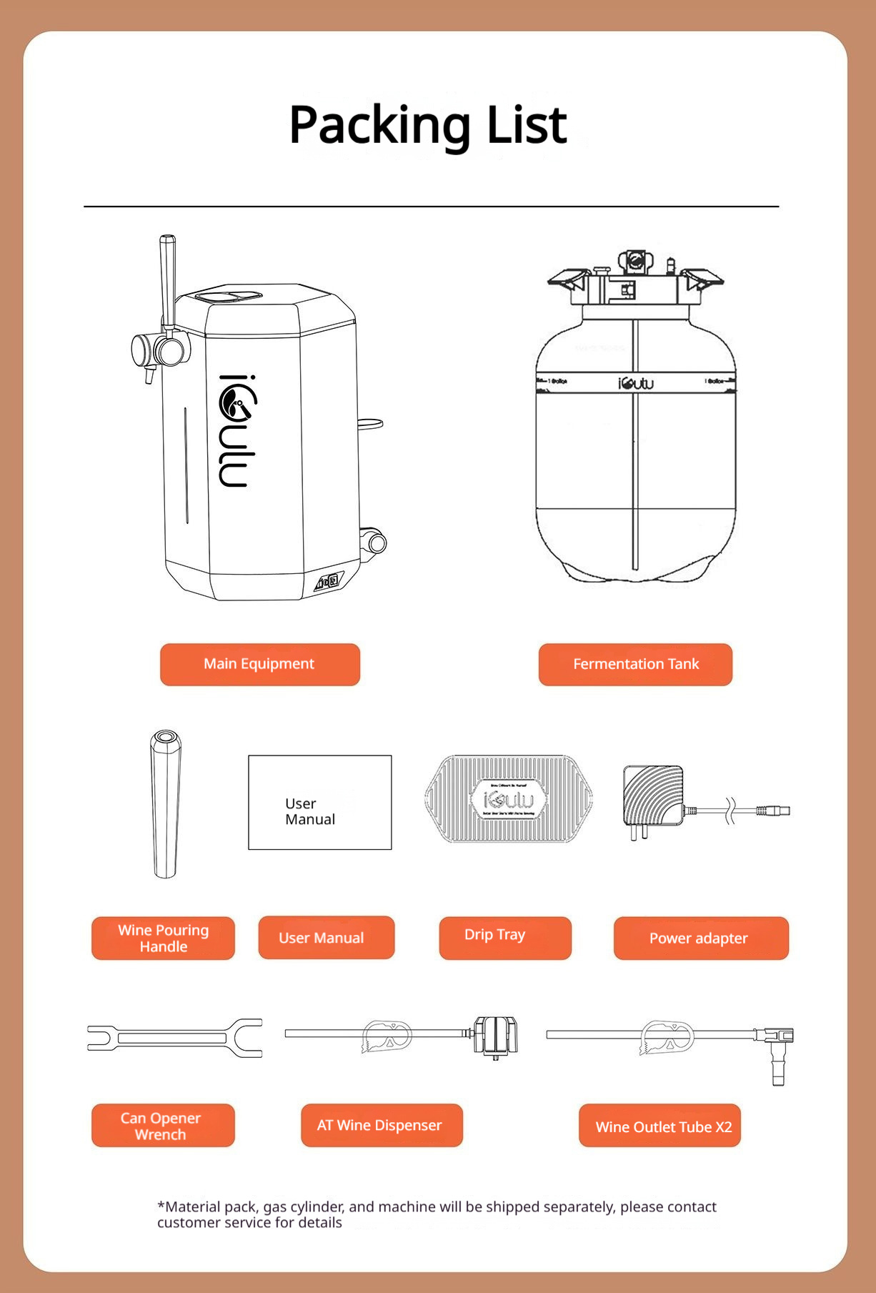 iGulu F1 Smart All-in-One Home Beer Brewing Machine