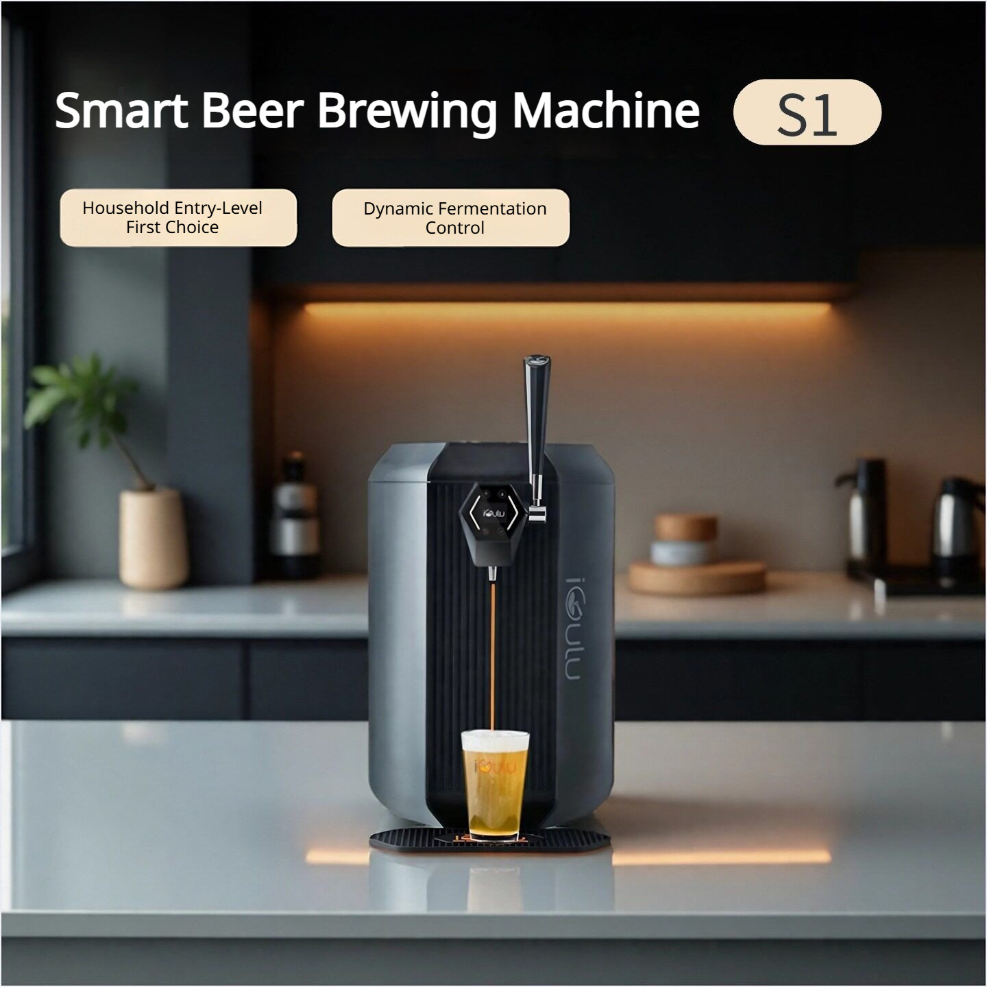 iGulu S1 Smart All-in-One Home Brewer – Beer, Cider, Kombucha & More
